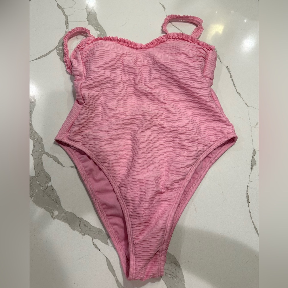 Stoney Clover by Target pink one piece swimsuit Small